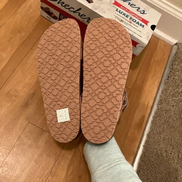 NWT Pink Skechers Arch Comfort with Luxe Foam Sandals - Picture 5 of 7